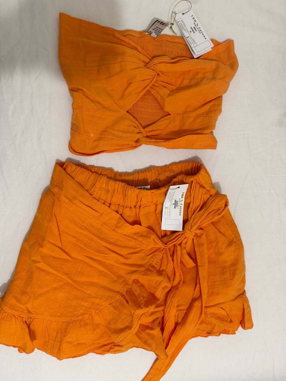 Blanco by Nature Bianca Set Both top and skort size...